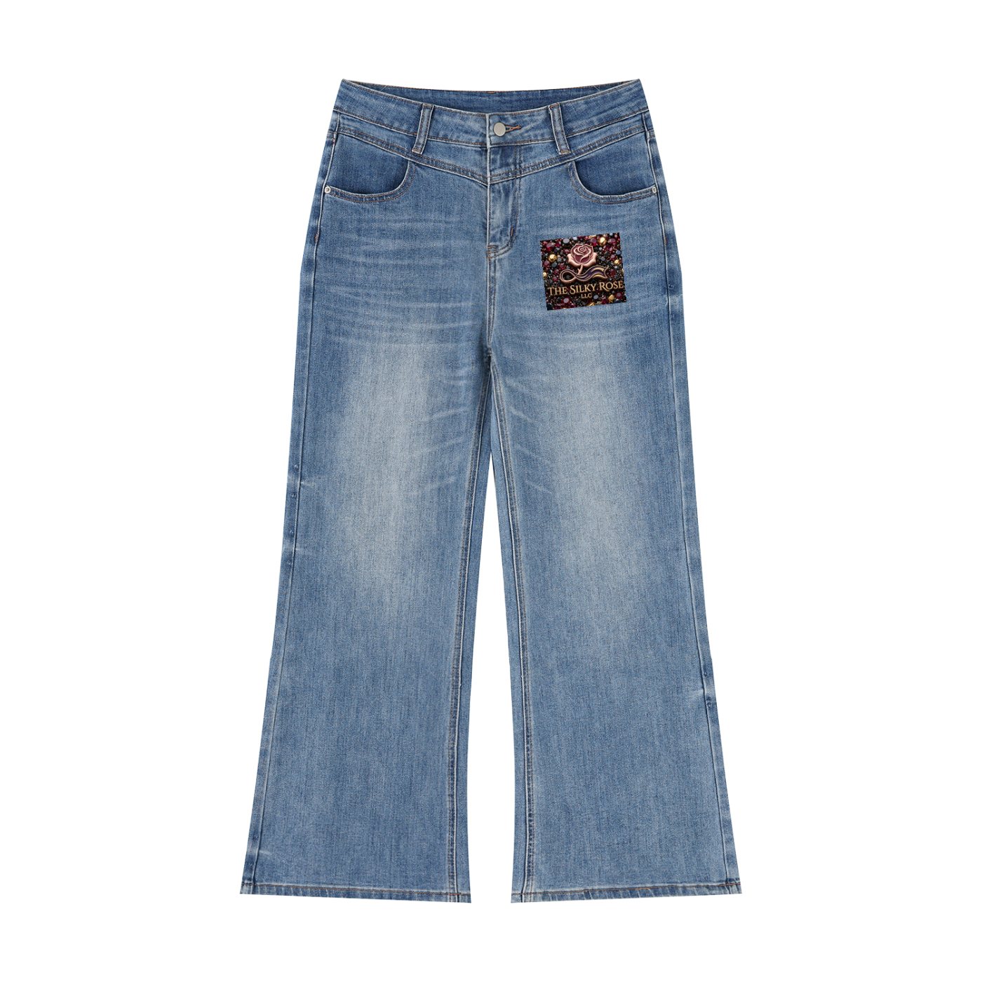 Women’s Vintage Wash Wide Leg Jeans