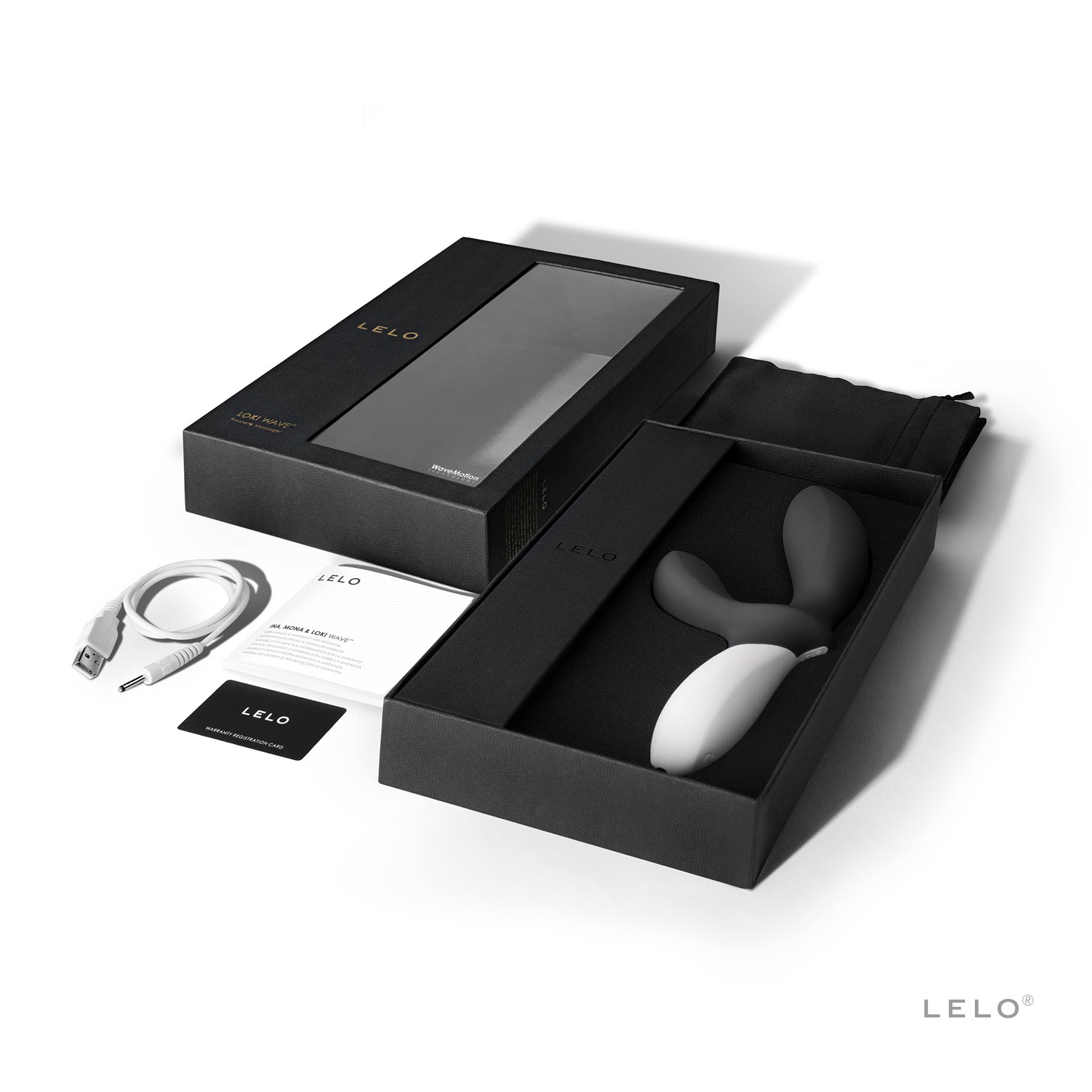 Lelo Loki Wave - Obsidian Black