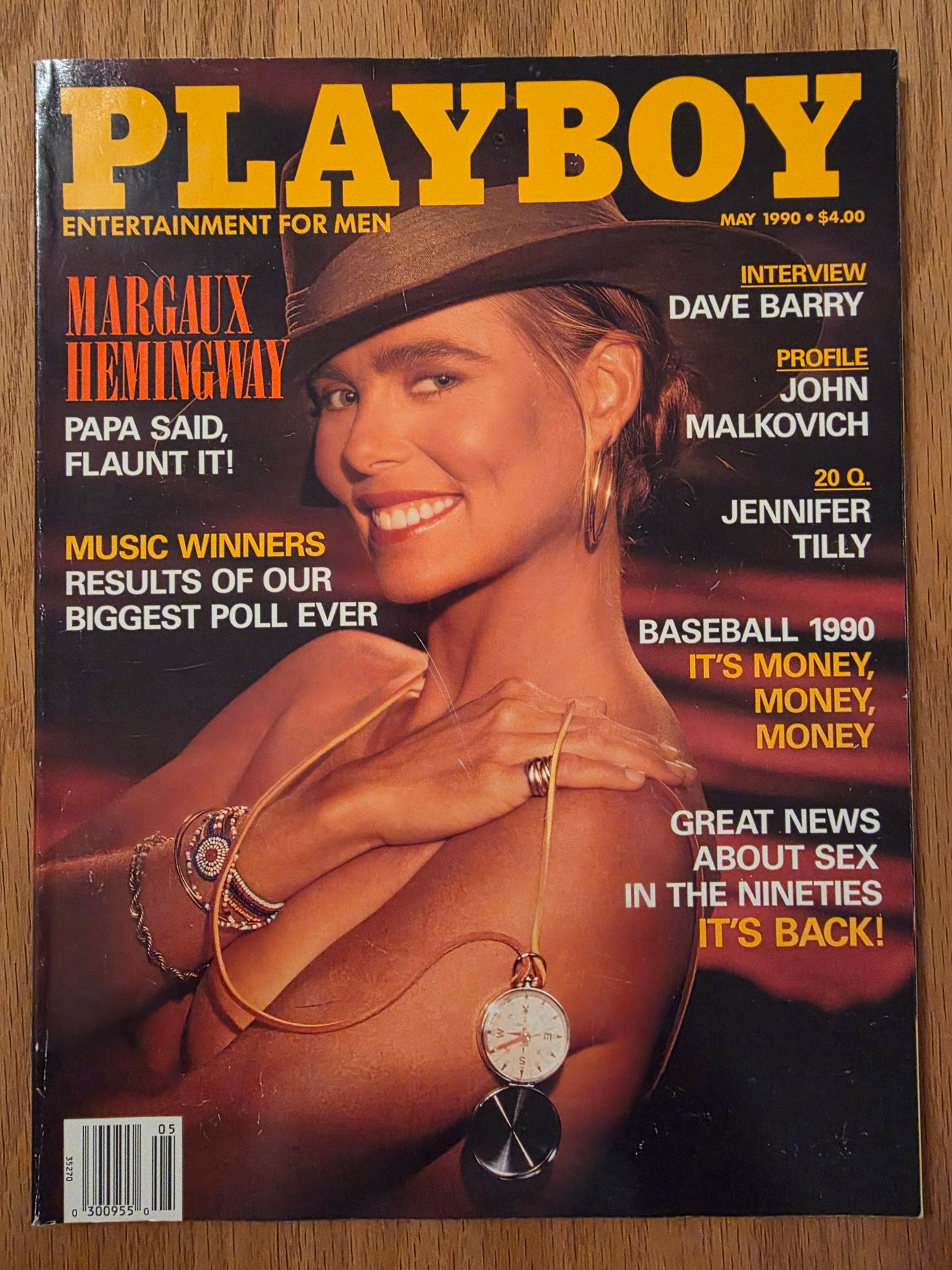 May 1990 Playboy - Margaux Hemingway