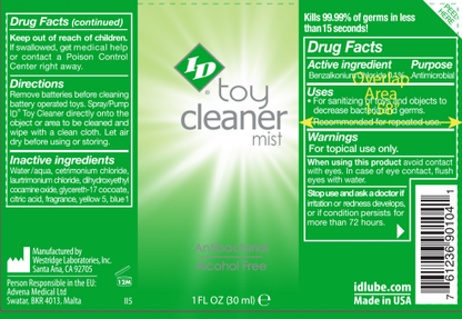 ID Toy Cleaner Mist