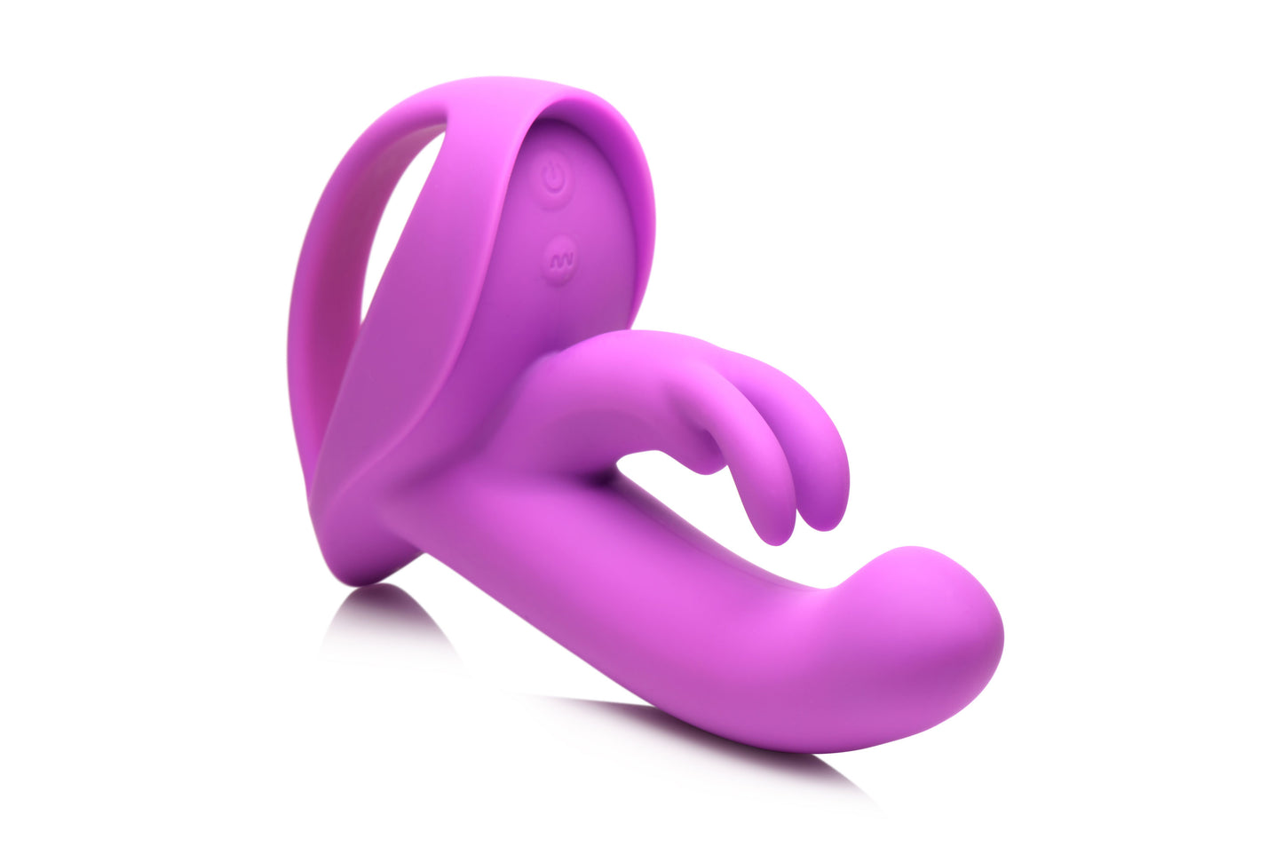 Inmi Come Hither Rocker Rechargeable Silicone Vibrator - Purple