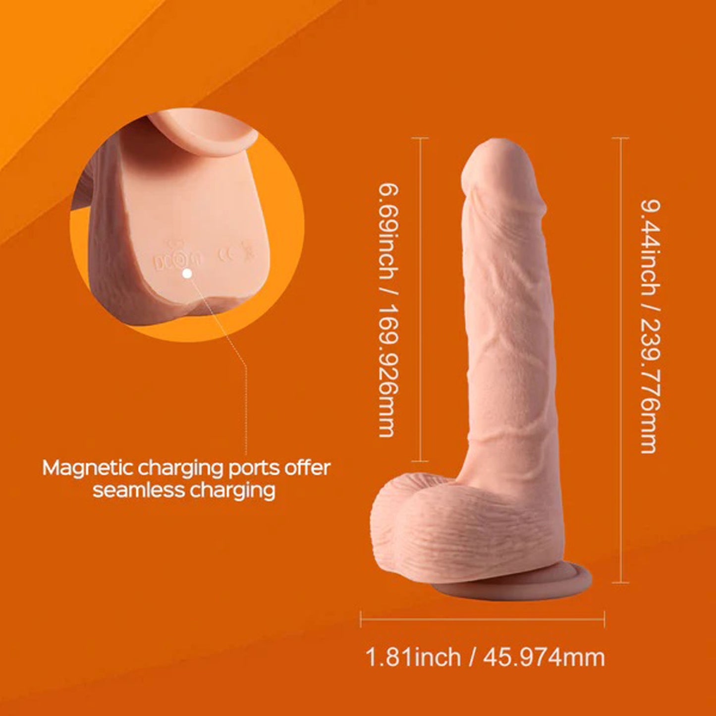 App Controlled Real Thrusting Dildo