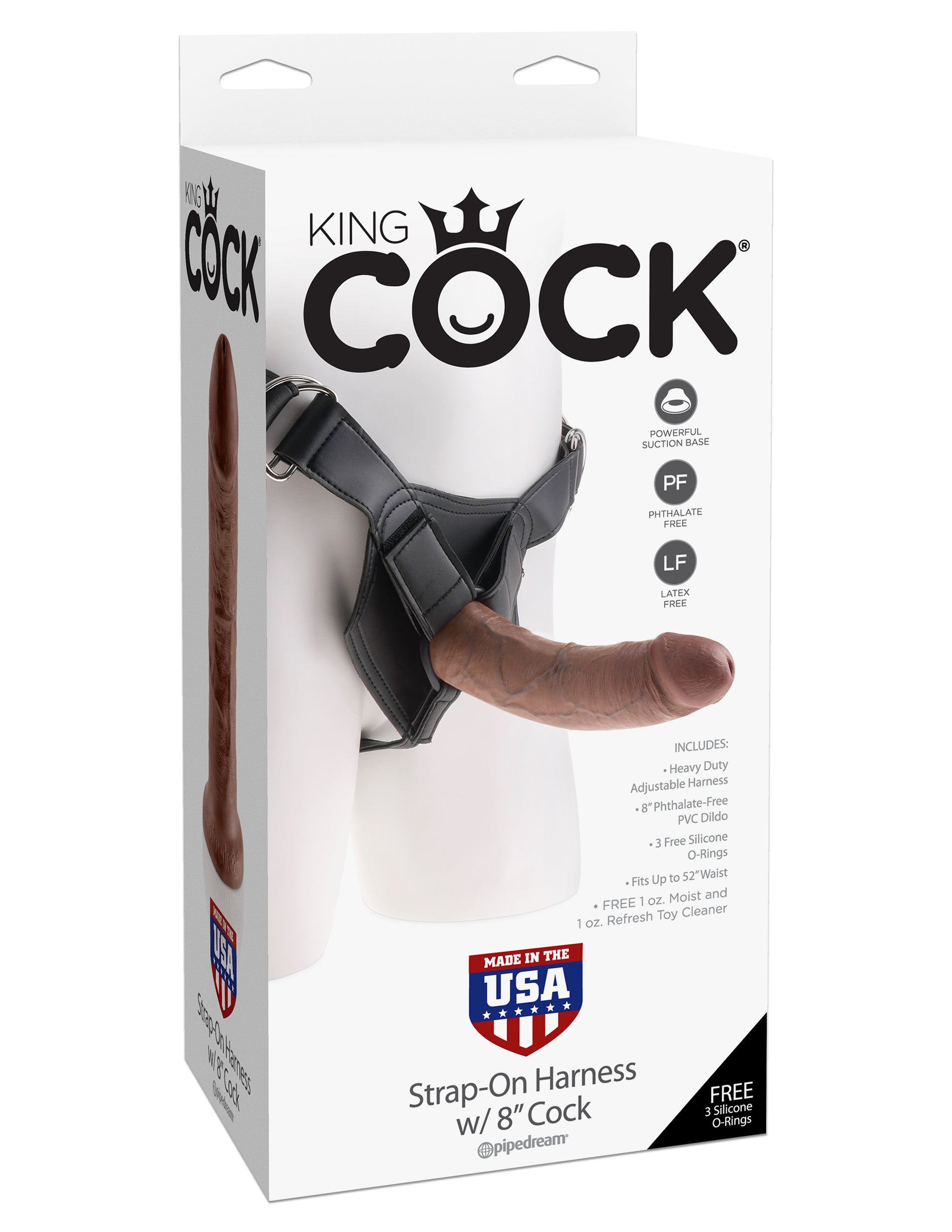 King Cock Strap on Harness with Dildo