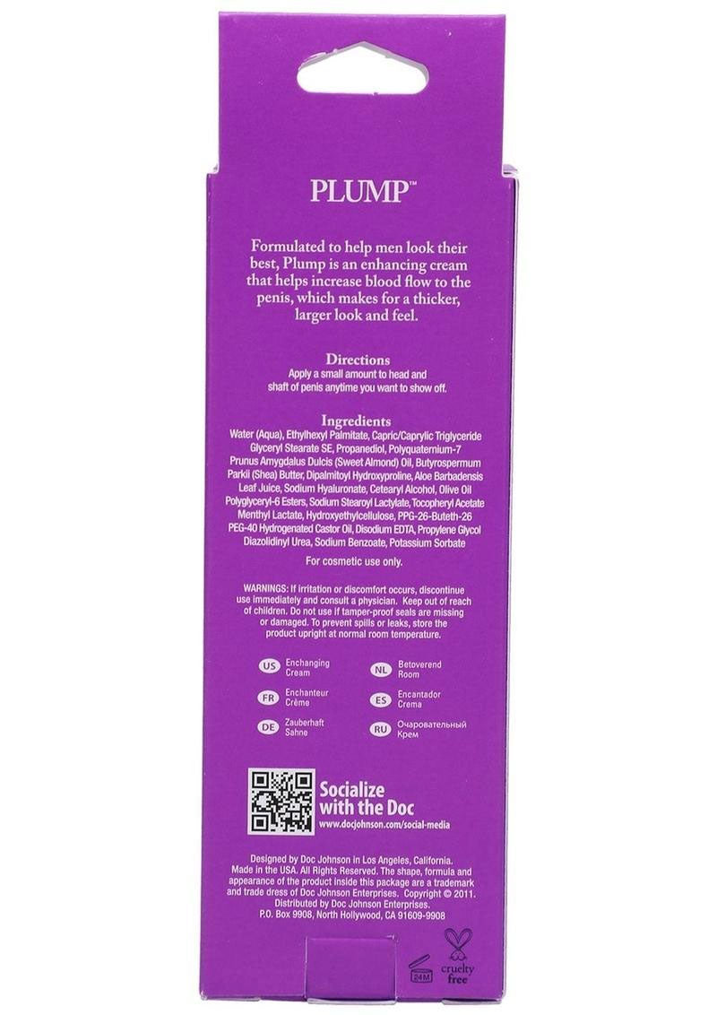 Doc Johnson Plump Enhancement Lubricant Cream - 2oz